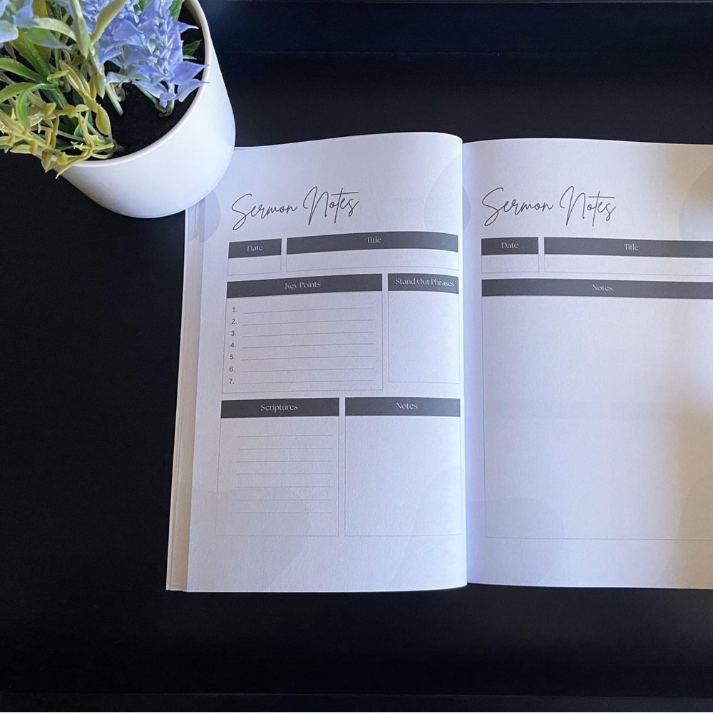 Sermon Notes Journal - Picture 5 of 5